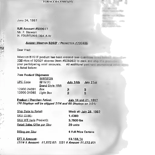 document, june, 1987, detailing, order, winston, b232f, product transparent PNG cut-out