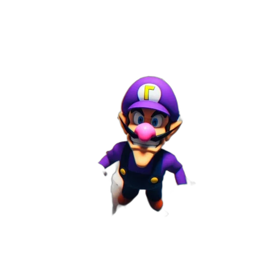 hat, weapon, staff, mask, 3d render, pixel art, concept art, vaporwave transparent PNG cut-out