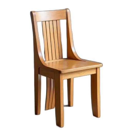 furniture, dress, staff, animal, 3d render, photorealistic, wooden, chair transparent PNG cut-out