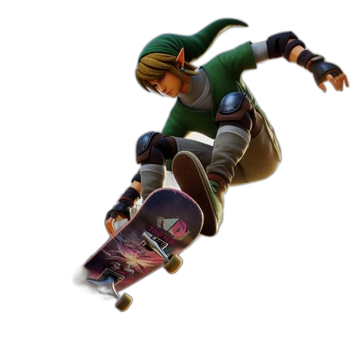 shoes, weapon, creature, mask, concept art, 3d render, animated, figure transparent PNG cut-out