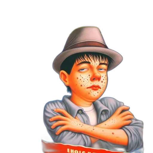 face, mask, hat, robot, concept art, photorealistic, comic book art, cartoon transparent PNG cut-out