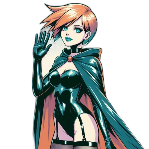 dress, staff, robot, weapon, concept art, anime, comic book art, pixel art transparent PNG cut-out
