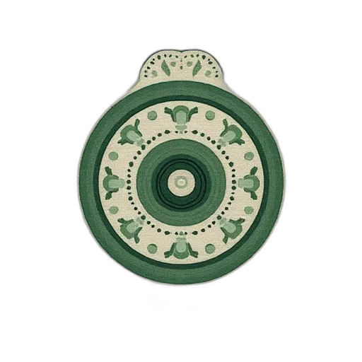 jewelry, weapon, dress, umbrella, 3d render, green, white, rug transparent PNG cut-out