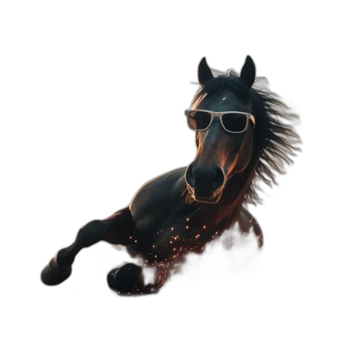 animal, dragon, creature, hair, 3d render, photorealistic, concept art, fantasy art transparent PNG cut-out