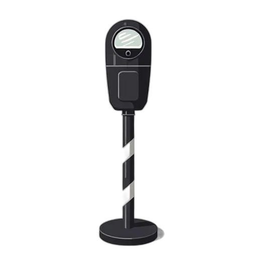 staff, robot, weapon, 3d render, stylized, illustration, parking, meter transparent PNG cut-out