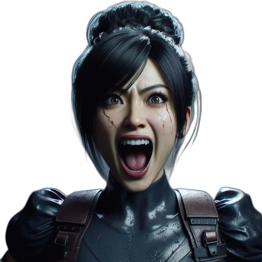 face, concept art, 3d render, photorealistic, comic book art, digitally, rendered, character transparent PNG cut-out
