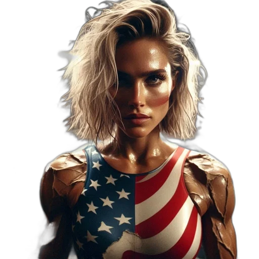 comic book art, concept art, photorealistic, cyberpunk, female, figure, wearing, blue transparent PNG cut-out