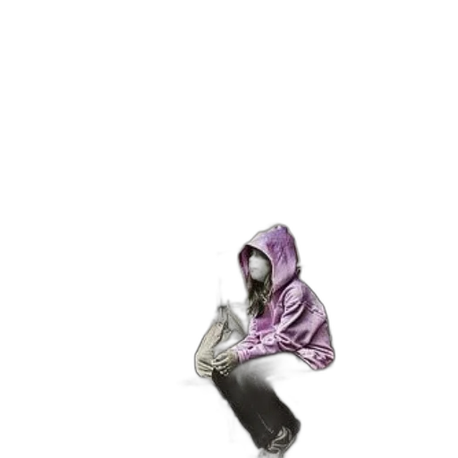 jacket, dress, umbrella, mask, 3d render, concept art, photorealistic, vaporwave transparent PNG cut-out