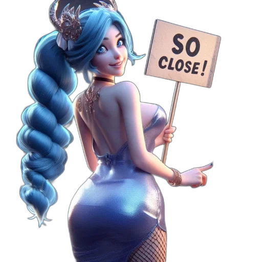 staff, dress, concept art, fantasy art, cartoon, anime, neon lights, blue transparent PNG cut-out