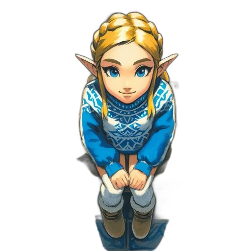 staff, face, dress, jewelry, pixel art, fantasy art, concept art, 3d render transparent PNG cut-out