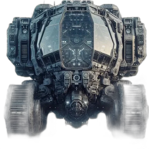 robot, car, face, weapon, concept art, 3d render, comic book art, photorealistic transparent PNG cut-out
