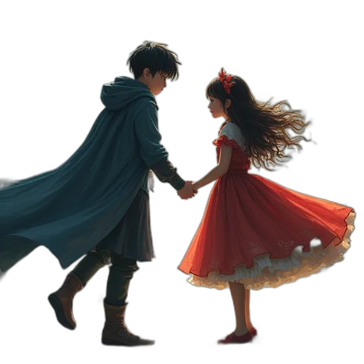 dress, concept art, fantasy art, watercolor transparent PNG cut-out