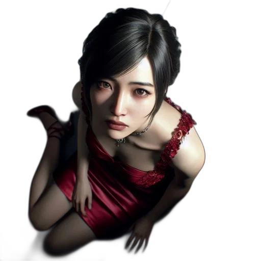 dress, face, mask, staff, photorealistic, fantasy art, concept art, 3d render transparent PNG cut-out