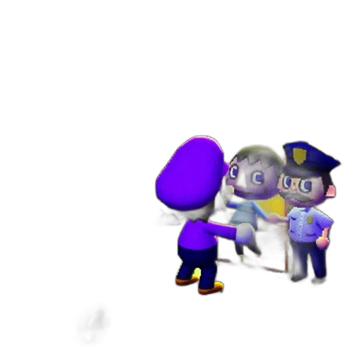 staff, robot, hat, weapon, 3d render, concept art, vaporwave, pixel art transparent PNG cut-out