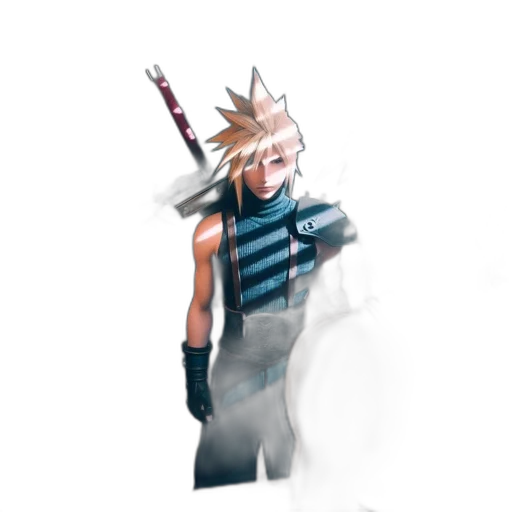 staff, sword, weapon, creature, concept art, pixel art, 3d render, fantasy art transparent PNG cut-out