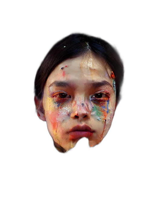 face, mask, creature, robot transparent PNG cut-out