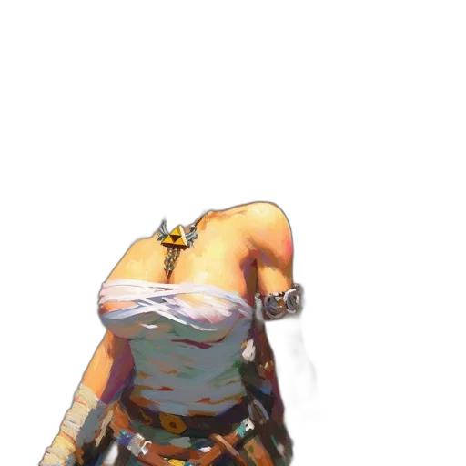 dress, weapon, robot, sword, concept art, 3d render, pixel art, fantasy art transparent PNG cut-out