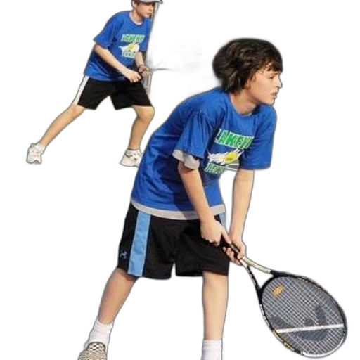 weapon, staff, photorealistic, two, young, boys, blue, shirts transparent PNG cut-out