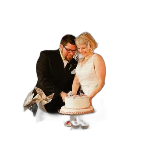shoes, dress, crown, couple, cutting, into, wedding, cake transparent PNG cut-out