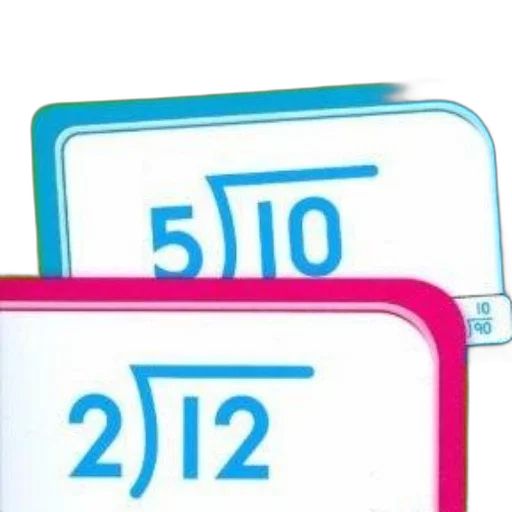 pastel, blue, neon, colorful, math, flash, cards, division transparent PNG cut-out