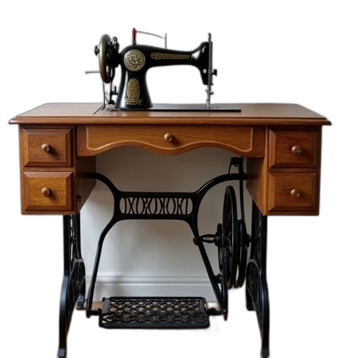furniture, photorealistic, 3d render, vintage transparent PNG cut-out