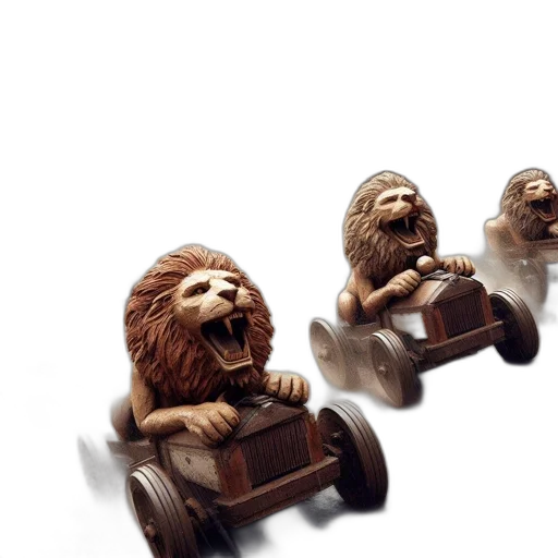 car, 3d render, concept art, photorealistic, ancient, arena, crowd, watches transparent PNG cut-out