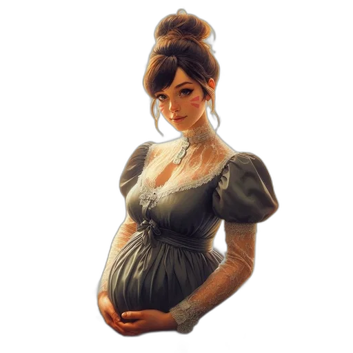 dress, face, concept art, photorealistic, fantasy art, pixel art, young, woman transparent PNG cut-out
