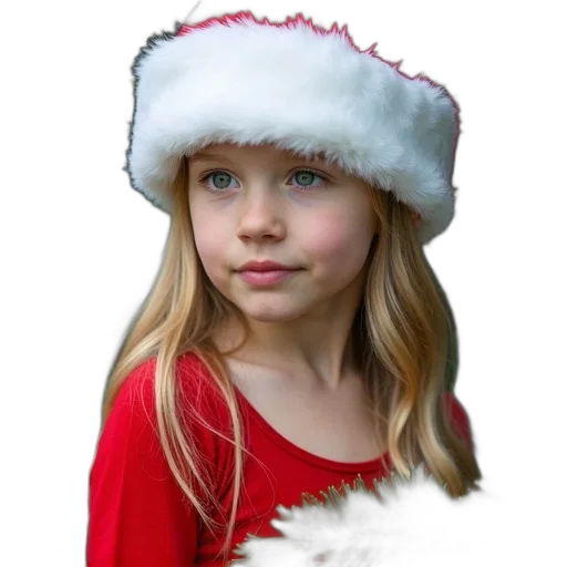 hat, crown, face, photorealistic, 3d render, young, girl, blonde transparent PNG cut-out