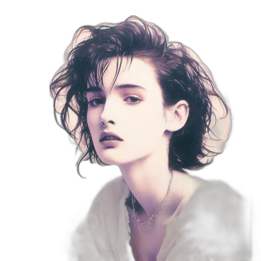 jacket, face, hair, jewelry, photorealistic, watercolor, oil painting, pencil sketch transparent PNG cut-out