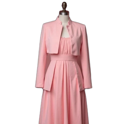 dress, pastel, pink, matching transparent PNG cut-out