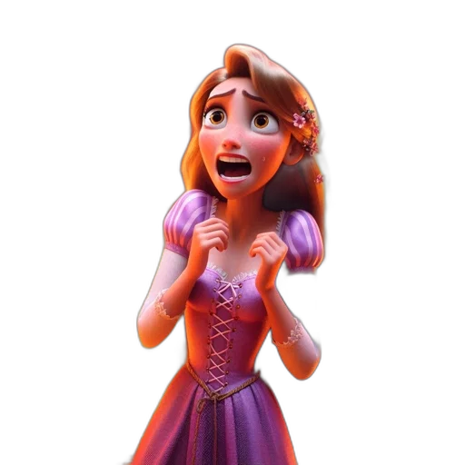 dress, face, crown, staff, 3d render, concept art, cartoon, photorealistic transparent PNG cut-out