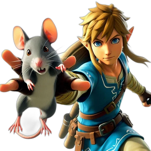 animal, weapon, mask, concept art, 3d render, fantasy art, animated, link transparent PNG cut-out