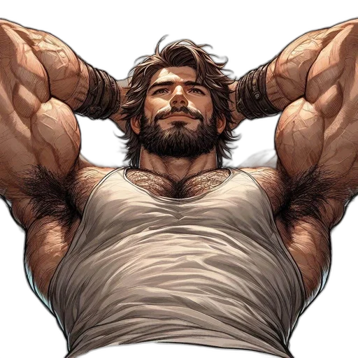 hair, weapon, comic book art, concept art, photorealistic, fantasy art, earth tones, image transparent PNG cut-out