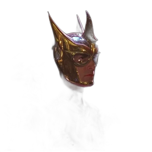 mask, crown, face, staff, concept art, fantasy art, 3d render, photorealistic transparent PNG cut-out