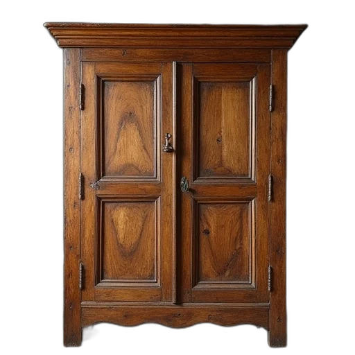 furniture, dress, 17th, century, oak, cabinet transparent PNG cut-out