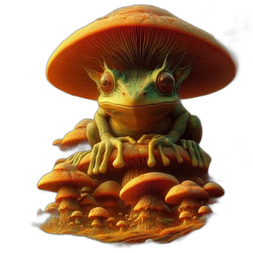 hat, animal, creature, dragon, photorealistic, 3d render, concept art, fantasy art transparent PNG cut-out