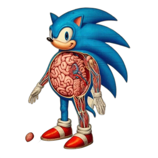 creature, jacket, robot, animal, concept art, pixel art, 3d render, vaporwave transparent PNG cut-out
