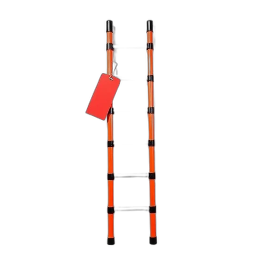 staff, umbrella, weapon, sword, red, orange, adjustable, ladder transparent PNG cut-out