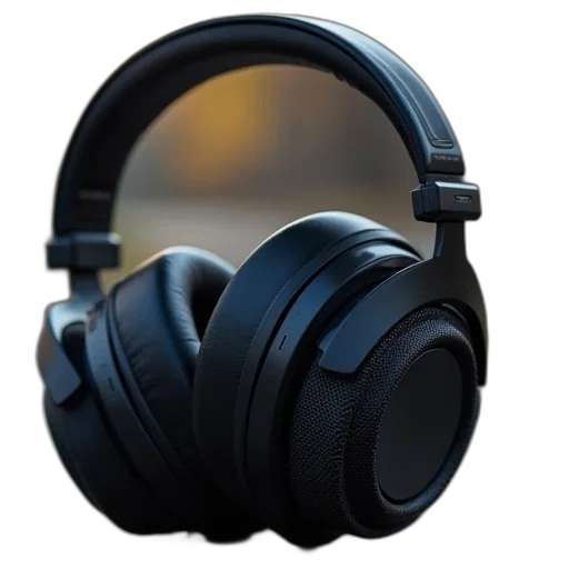 mask, 3d render, photorealistic, headphones, bluetooth, wireless, noise, cancelation transparent PNG cut-out