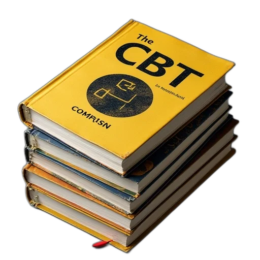 3d render, cover, book, managing transparent PNG cut-out