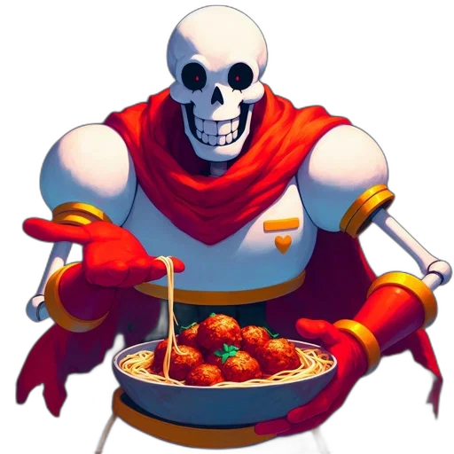 food, robot, staff, pixel art, concept art, 3d render, fantasy art, red transparent PNG cut-out
