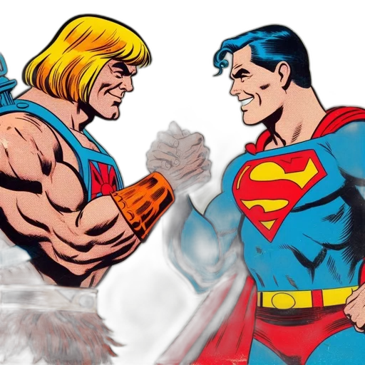 comic book art, concept art, he-man, aka, prince, adam, masters, universe transparent PNG cut-out