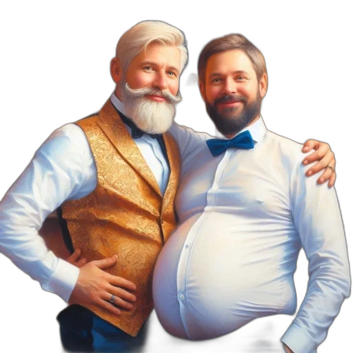 jacket, concept art, pixel art, 3d render, two, men, stand, together transparent PNG cut-out