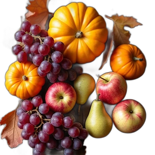 food, photorealistic, oil painting, watercolor, colorful, red, earth tones, dark transparent PNG cut-out