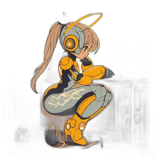 robot, weapon, dress, furniture, concept art, anime, cyberpunk, pixel art transparent PNG cut-out