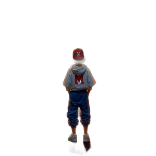 hat, staff, creature, mask, 3d render, pixel art, concept art, photorealistic transparent PNG cut-out