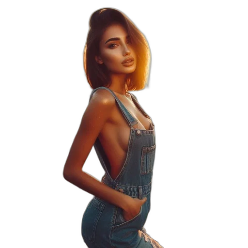 dress, hair, face, jacket, photorealistic, pixel art, cartoon, fantasy art transparent PNG cut-out