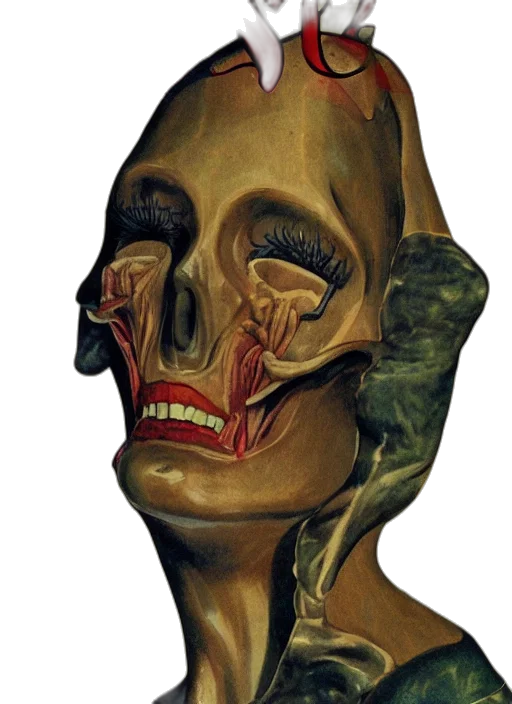 mask, face, staff, creature transparent PNG cut-out