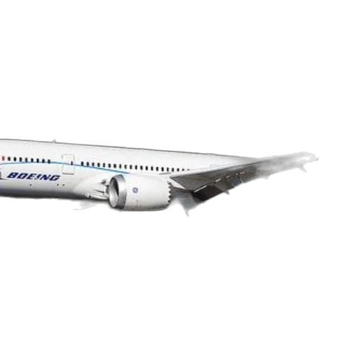 boeing, airplane, taking, off, runway, trees, background transparent PNG cut-out