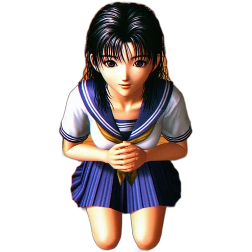 dress, face, pixel art, photorealistic, anime, 3d render, blue, young transparent PNG cut-out